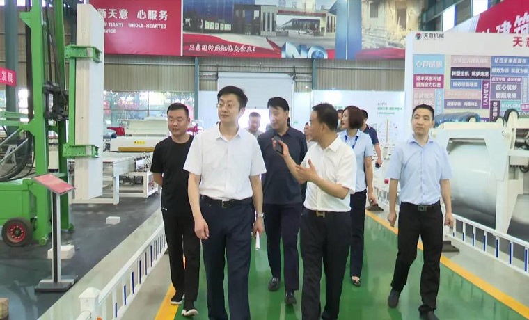 做大做强机械装备制造业 王庆深入工业企业调研