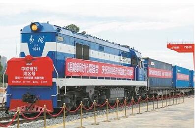 深圳“湾区号”国际班列运送货物突破10万吨