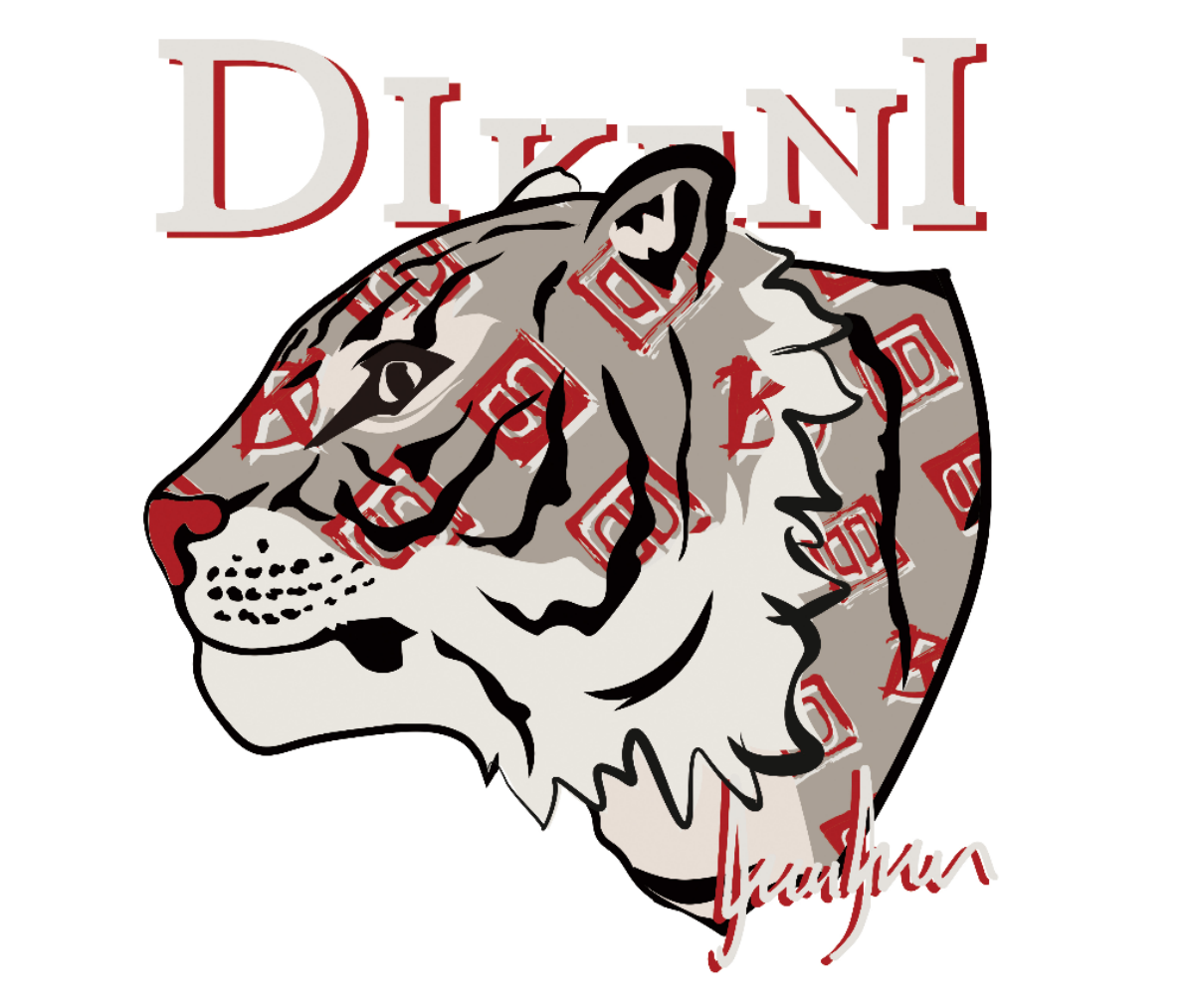  “虎气值”加分| 穿上DIKENI迪柯尼联名GUCCI设计师手绘款新年虎力全开