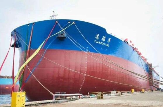 硫氧化物减排99% “中国造”液化天然气双燃料超大型原油船交付