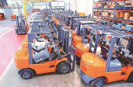 安徽合力新能源叉车全国领先