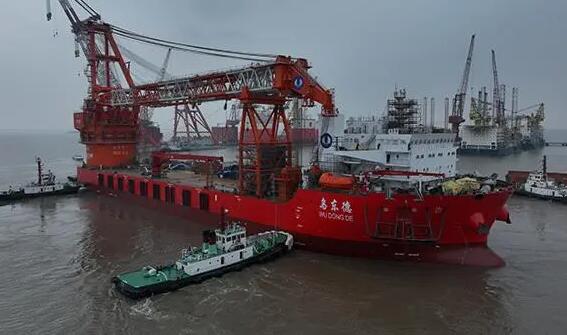 “乌东德”“白鹤滩” 国内两大海上风电利器分别交付下水