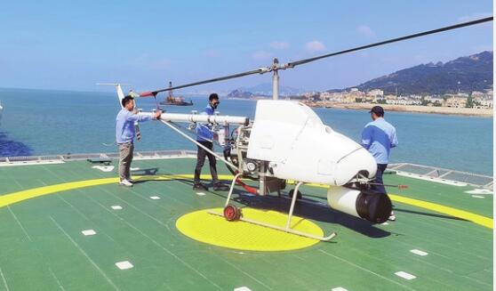 “旋戈”500BJ无人直升机平台完成船载试飞试验