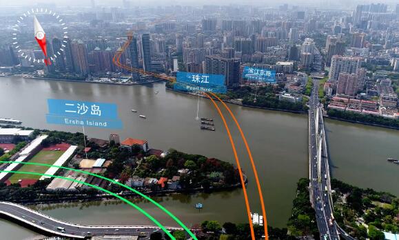 “铁龙号”盾构机顺利穿越珠江