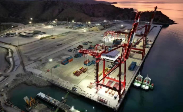 由中交集团承建的东帝汶帝巴集装箱码头正式开港