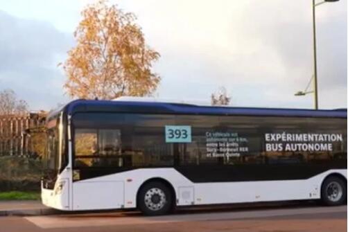 中企造自动驾驶大巴客车将在法国载客运营