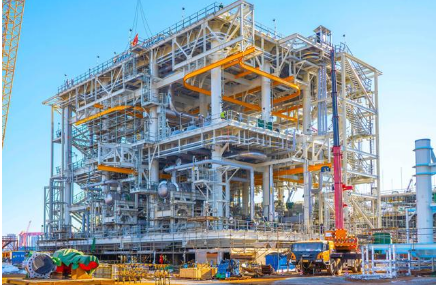 中企承揽的世界级LNG工程模块交付