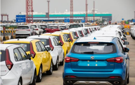 前5个月上海口岸新能源汽车出口总值同比增152.9%