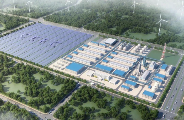 296亿元！中国能建投资建设的吉林松原绿色氢氨醇一体化项目开工