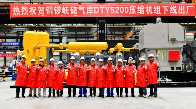 国产最大功率高速往复式压缩机组在济柴完工