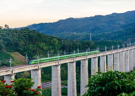 发送旅客同比增长21.9% 中老铁路客货两旺