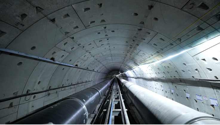 国家管网集团中俄东线长江盾构穿越工程完成管道敷设