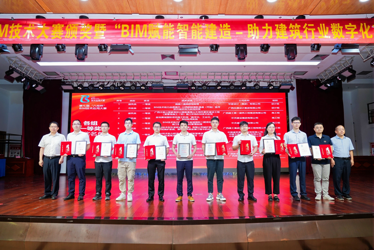广西建工一建集团荣获第七届“八桂杯”BIM技术应用大赛一二三等奖