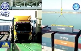 崭新运输通道！中国货运车辆首次实现跨里海运输