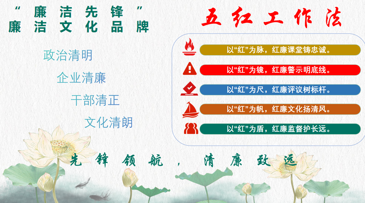 五红赋能强根基  风清气正促发展