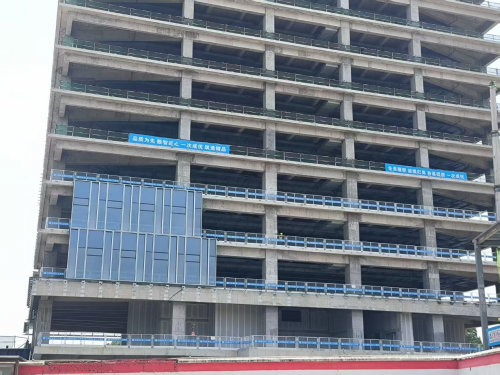 幕墙启装！中建东孚上海公司张江“城中村”改造及TOD综合体项目打造绿色科技新地标