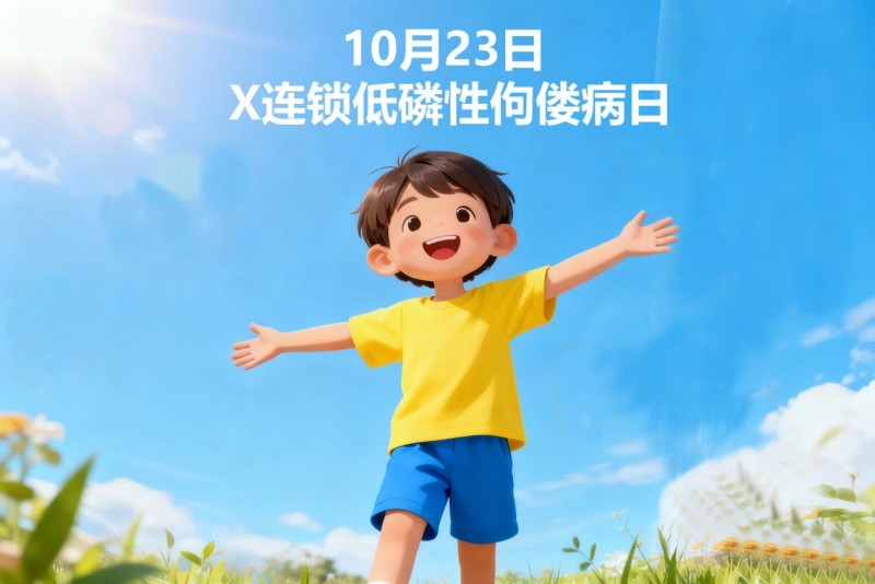 10月23日X连锁低磷性佝偻病日丨让“低磷”不再成为成长的阻碍