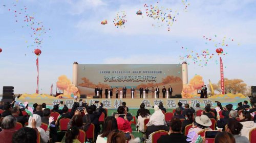 沙雅县2025年胡杨季启幕世界最大胡杨林绽放金色魅力