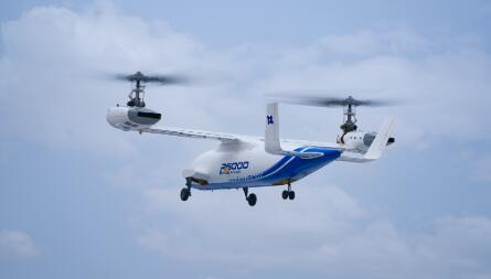 我国6吨级倾转旋翼无人飞行器在四川首飞