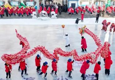 黑龙江：冰天雪地 “热”了校园