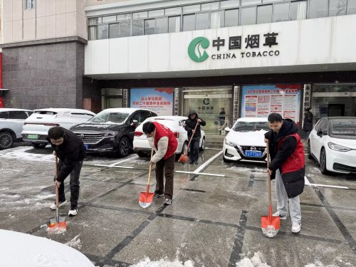 闻雪而动筑防线 暖心除冰保畅通