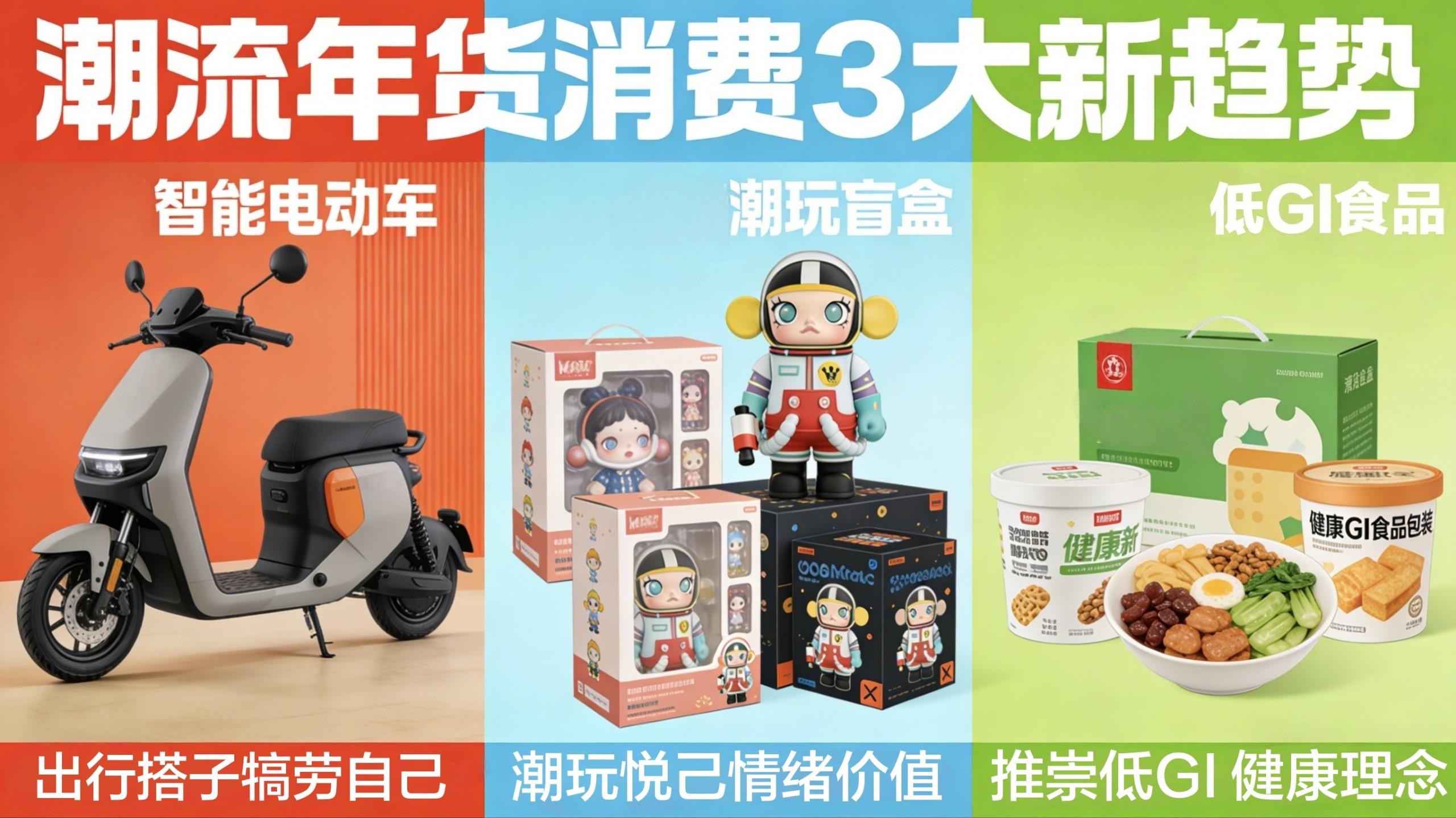 不买烟酒改囤“出行搭子” 年货市场迎来年轻化：智能电动车、潮玩文创成新宠