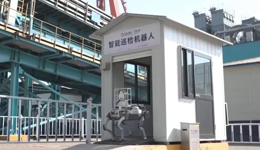 青岛港“机器人家族”集体上岗迎新春