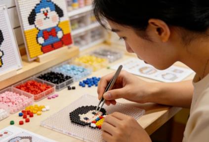 拼豆成年轻人“新宠”