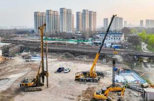 新建郑州南站工程迈入建设新阶段