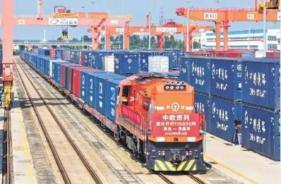 山东造家电热销海外 中欧班列打造快速物流通道