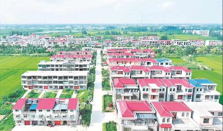 安徽省阜南县传承王家坝精神 蓄洪洼地蝶变和美家园