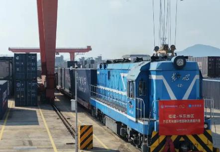 福建—长三角地区首条双向循环铁路物流通道开通 泉州首发