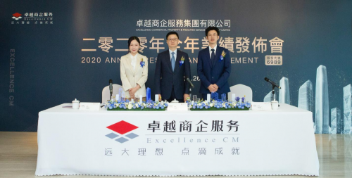 卓越商企服务年报首秀：归母净利润同比增长82.1%