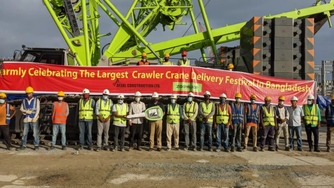  赞誉不断！中联重科“大力士”助建孟加拉国首座核电站