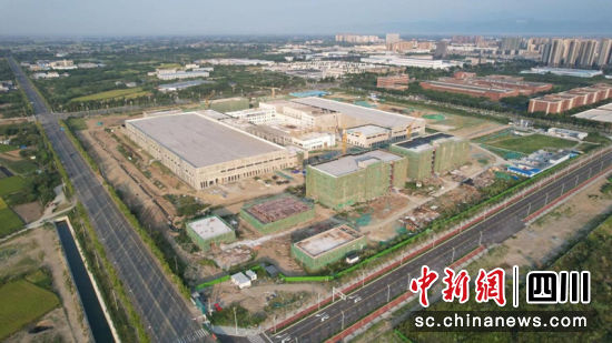 四川中烟什邡卷烟厂易地技术改造项目。上海宝冶集团成都分公司 供图