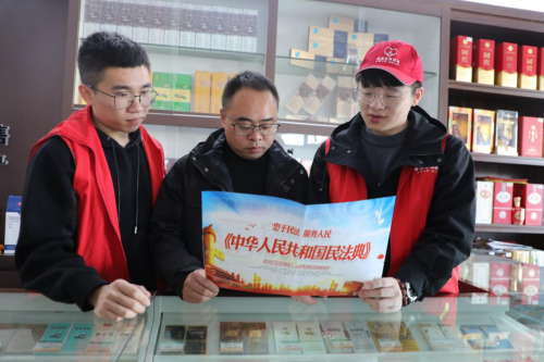 同谱法治文明曲，商家普法进行时