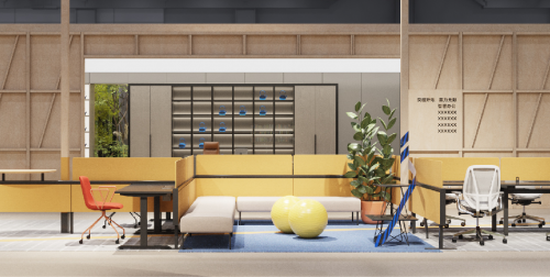 零深见鹿·圣奥广州家博会创新办公空间绿色解决方案