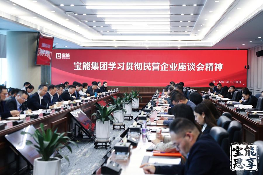 宝能集团召开学习贯彻民营企业座谈会精神专题会